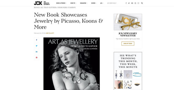 New Book Showcases Jewelry by Picasso, Koons & More