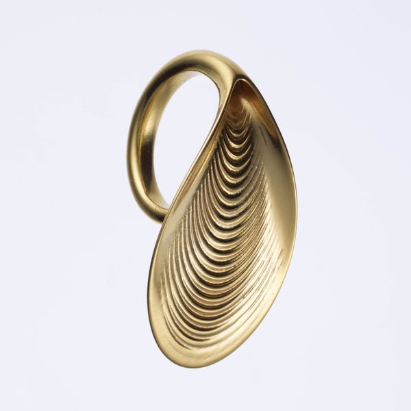 Ross Lovegrove designs 3D-printed gold jewellery
