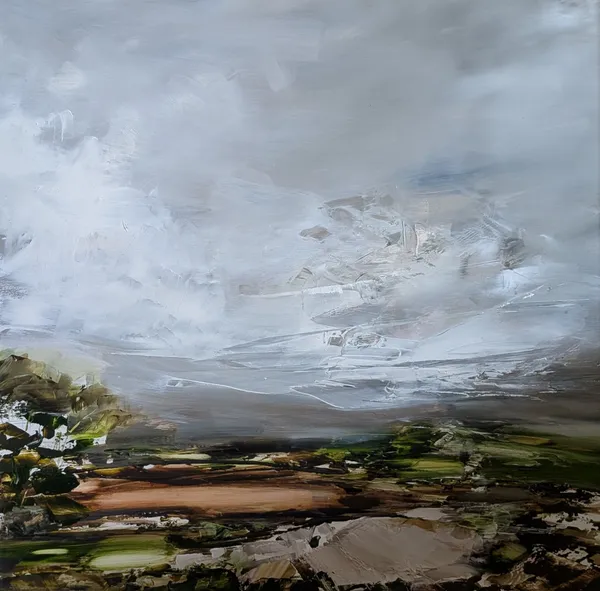 Llangattock contemporary oil painting