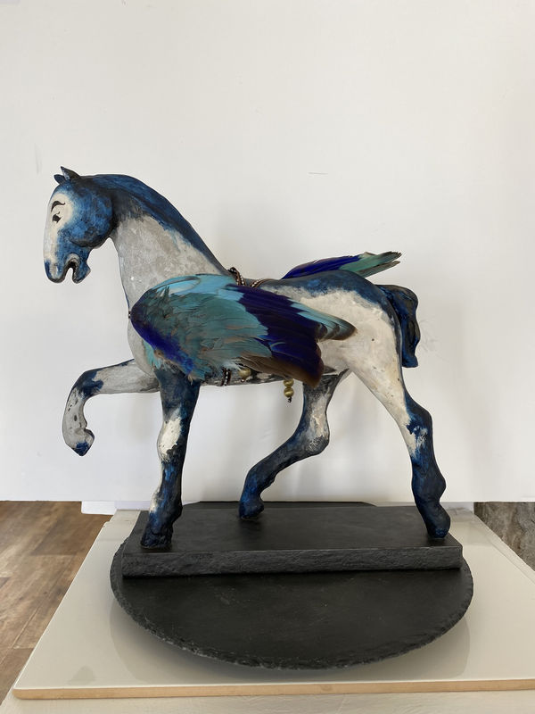 Horse sculpture