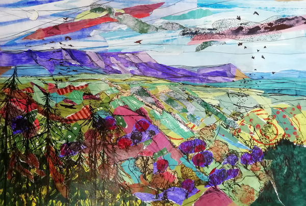 Welsh landscape painting