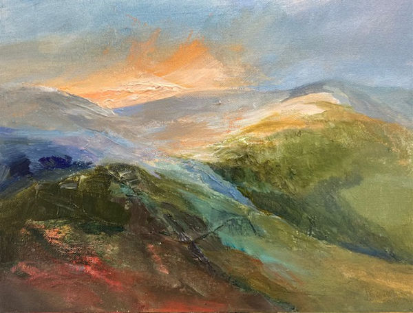 Welsh landscape painting