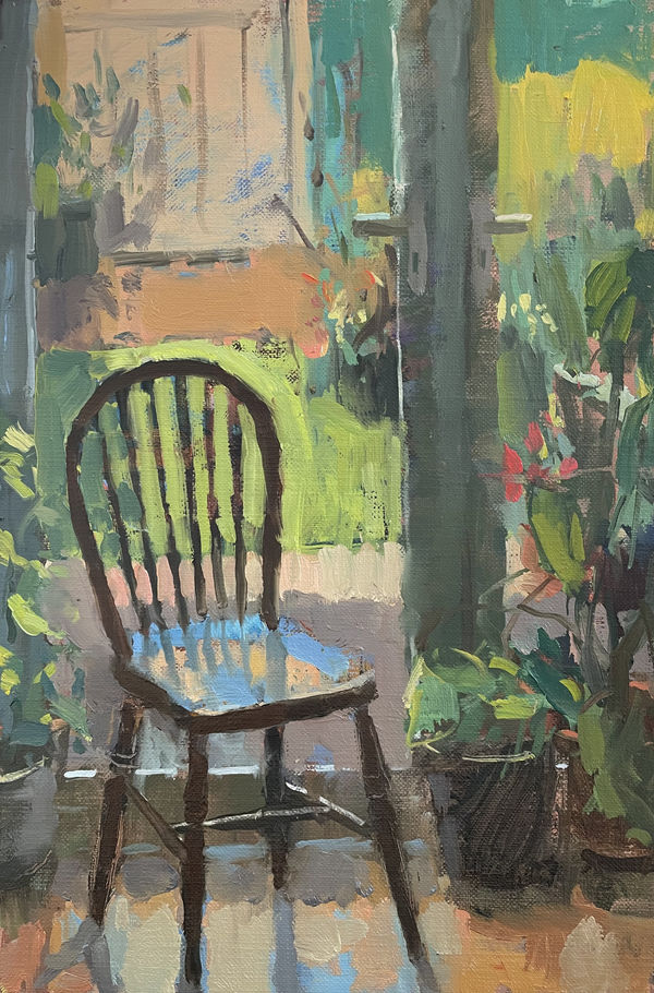 Impressionist interiors painting