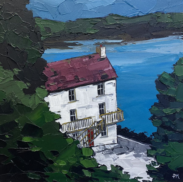 Painting of Dylan Thomas house