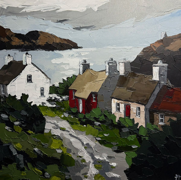 Abereiddy Cottages and Coastal marker