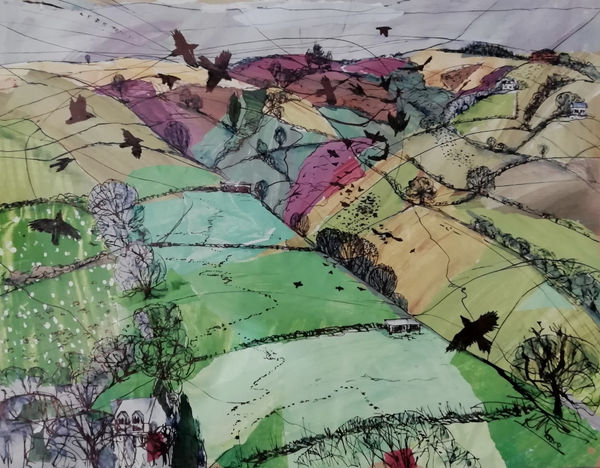 Welsh landscape painting