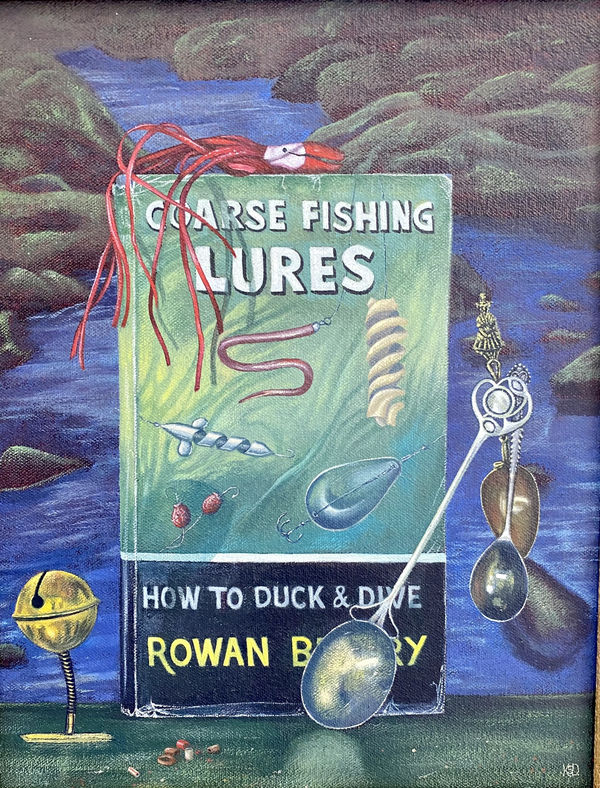 Fishing oil painting