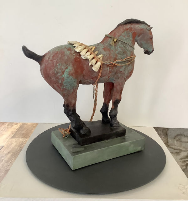 Horse sculpture