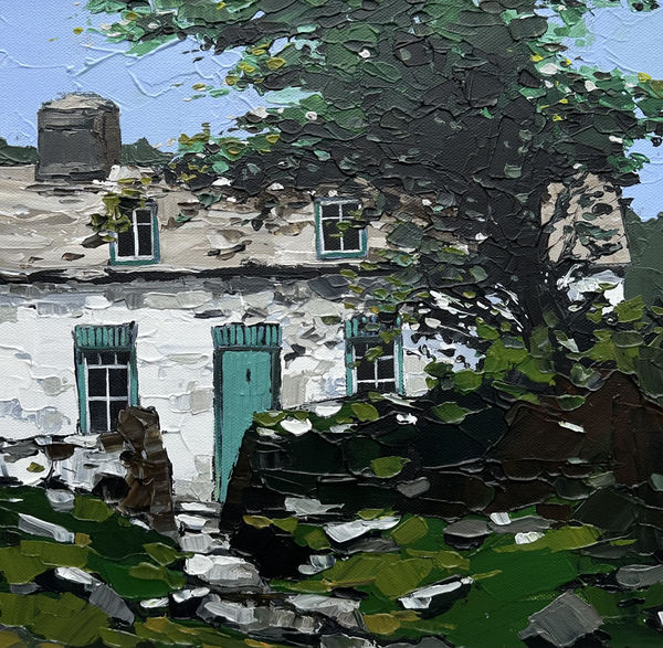 Welsh cottages painting