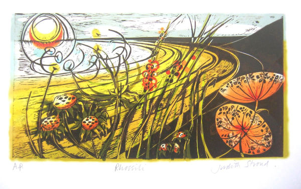 Welsh landscape painting