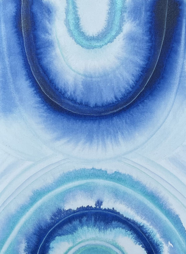 Amber Weinzimer , Energy Aura (small canvas at the Apollo), 2022