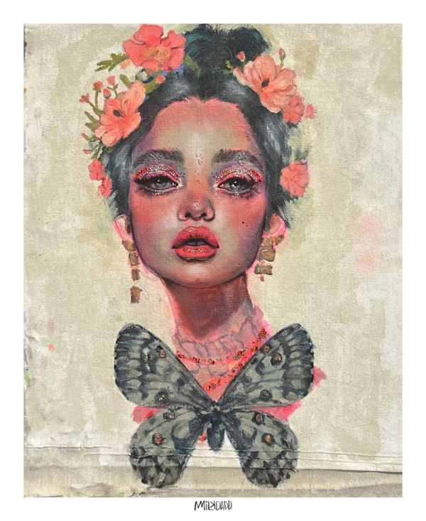 Milkdadd, Blooming Butterfly (print), 2024