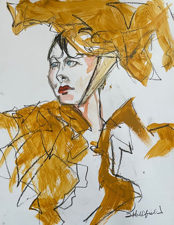 Tanya Hollifield, Golden Couture, 2024