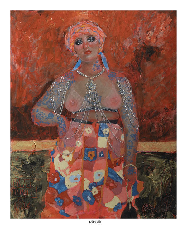 Milkdadd, Mesh Bra (print), 2024