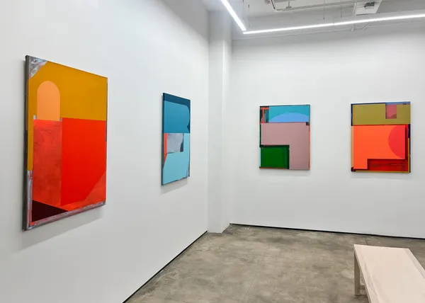 Anthony Falcetta Colorful Abstract Painting Exhibition6