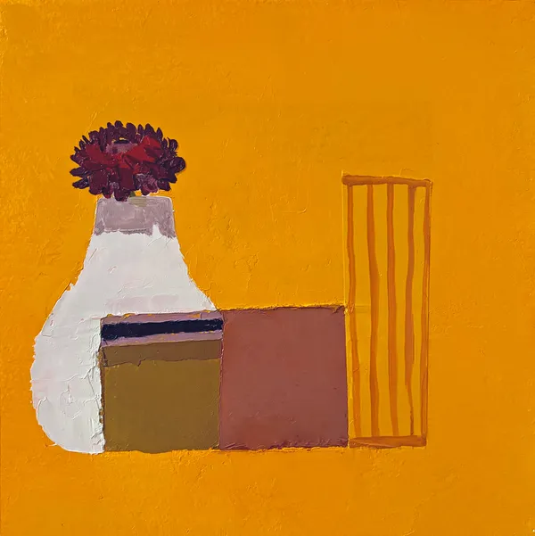 Still life painting of flower by Sydney Licht.