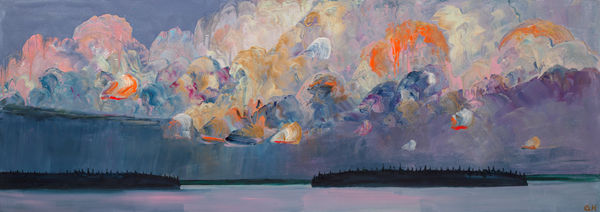 Greg Hardy, Sky Turning Dark, 2025