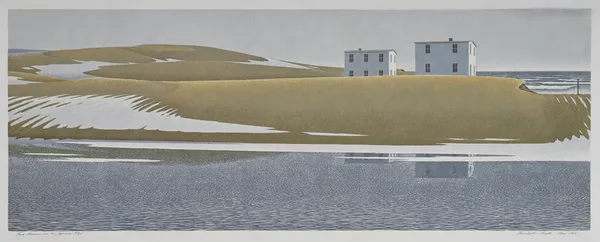 CHRISTOPHER PRATT, Two Houses in the Spring, 1967