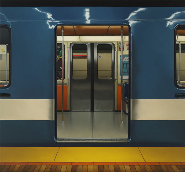 open doors, montreal metro by peter harris