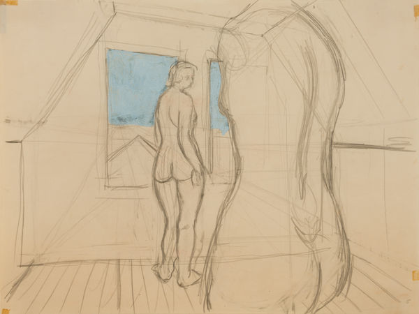 ALEX COLVILLE, Study for Nude and Dummy, 4 June 1950