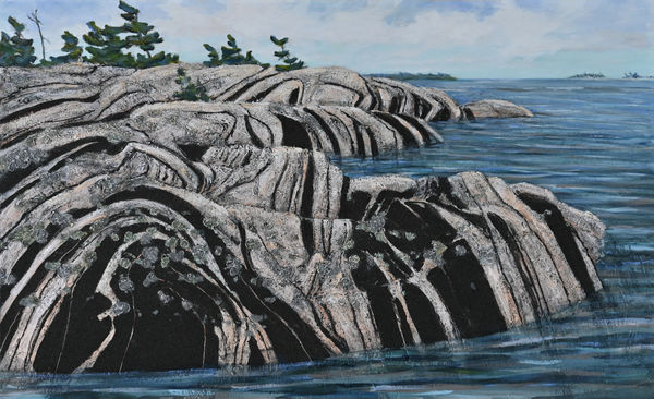 ED BARTRAM, Island Point Reflections, 2019