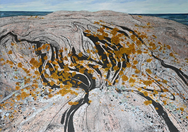 island striations #2 by ed bartram