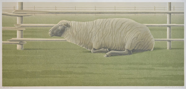 CHRISTOPHER PRATT, The Sheep (with 3 stencil proofs 2,5,7), 1971