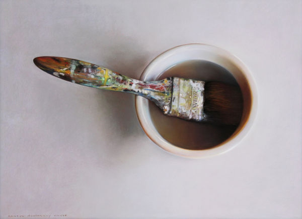 ANDREW HEMINGWAY, Still Life: Artist's Brush, 2017