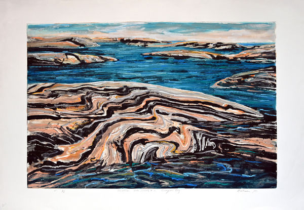 ED BARTRAM, Variations Outer Shoals #3, Georgian Bay, 1997