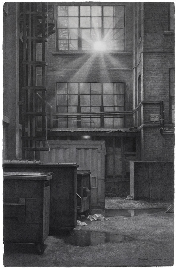 sunlight in a laneway by michael thompson