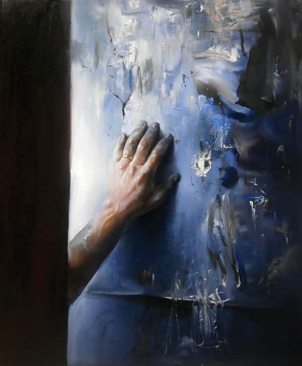 The Touch Oil On Canvas 50 X 60 Cm 2014