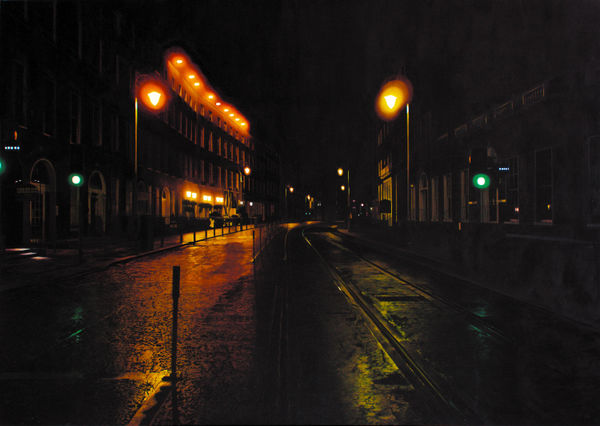 Francis Matthews Harcourt St Oil on canvas 80 x 120 cm