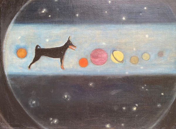 Mollie Douthit, A dog names Venus, 2023