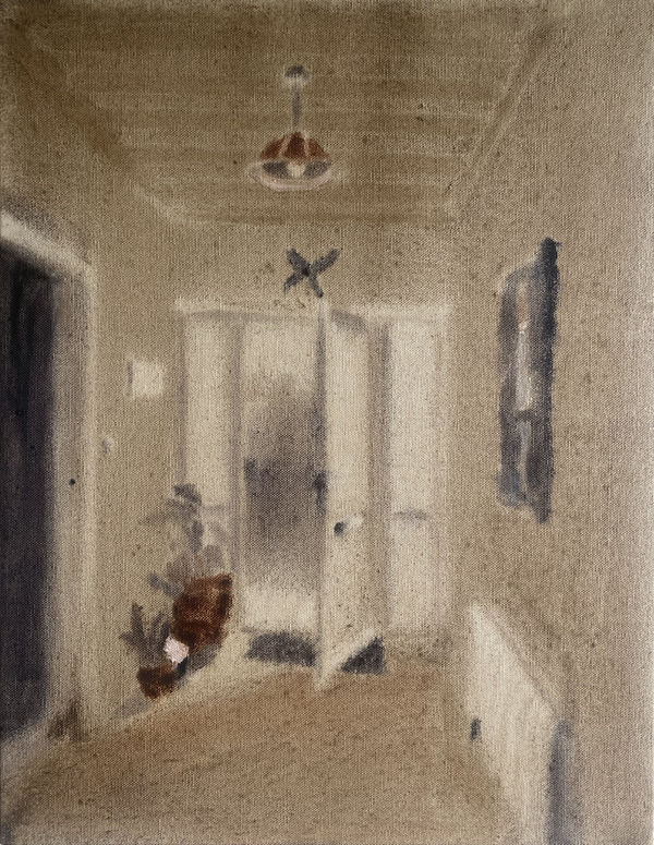 Michelle Conway Front door Oil on canvas, laid on board 45 x 35cm