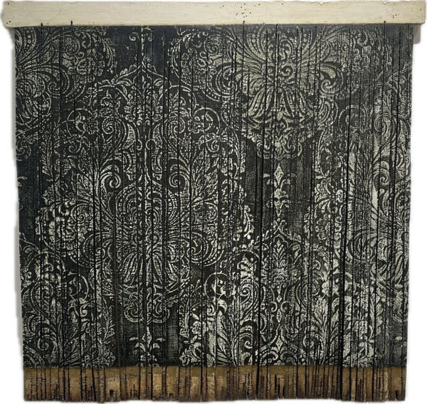 Kate Murphy, 'Screen II', oil and gold leaf on board 78 x 80cm