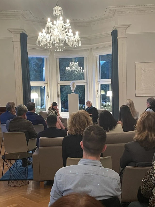 Vera Klute at the German Ambassador's Residence, Dublin