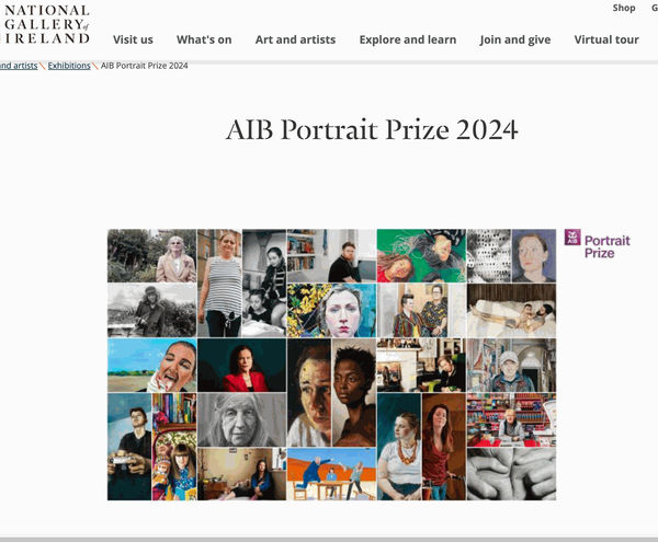 Mick O'Dea shortlisted for the AIB Portrait Prize