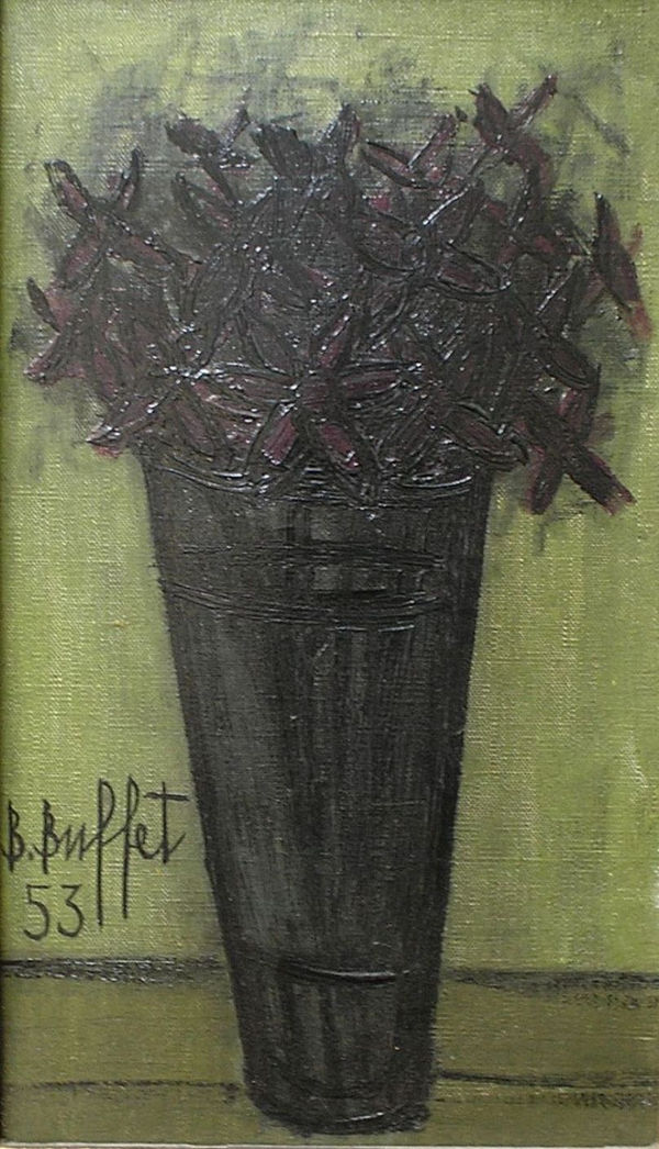 Bernard Buffet (1928-1999), Narcisses Mauves, 1953