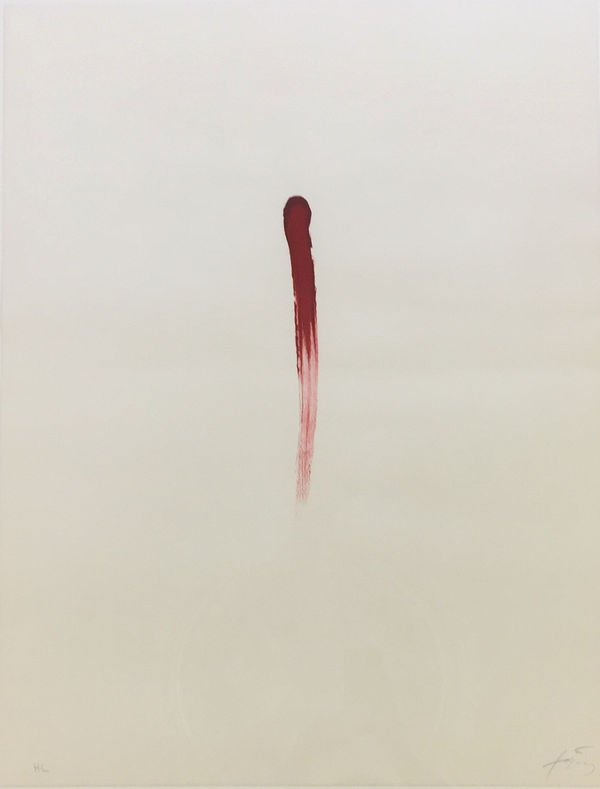 Antoni Tapies (Editions), Lithograph in Red, 1969