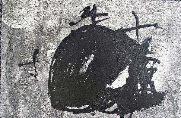 Antoni Tapies (Editions), Negre Sobre Gris, 1995