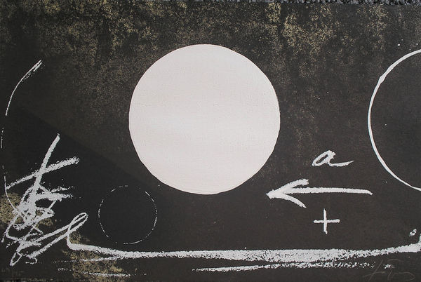 Antoni Tapies (Editions), Cercle Blanc, 1995