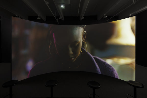 Installation view: Terence Nance, Univitellin, 2016.