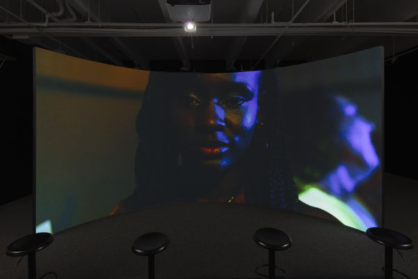 Installation view: Terence Nance, Univitellin, 2016.