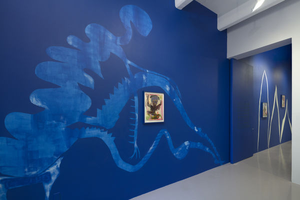 Installation View of Uman: I Love You After Everything at Nicola Vassell Gallery. Photo: Lance Brewer