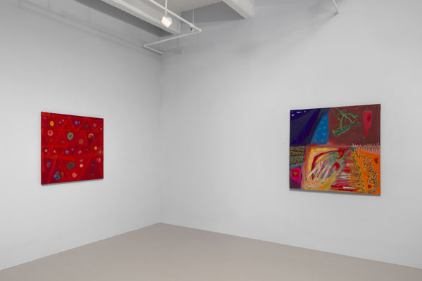 Installation View of Uman: I Love You After Everything at Nicola Vassell Gallery. Photo: Lance Brewer
