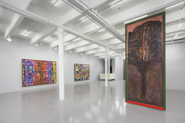 Installation View of Uman: I Love You After Everything at Nicola Vassell Gallery. Photo: Lance Brewer