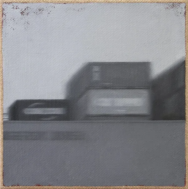 Peripheral View 21 2018 Oil And Acrylic On Linen 30 X 30Cm Copy