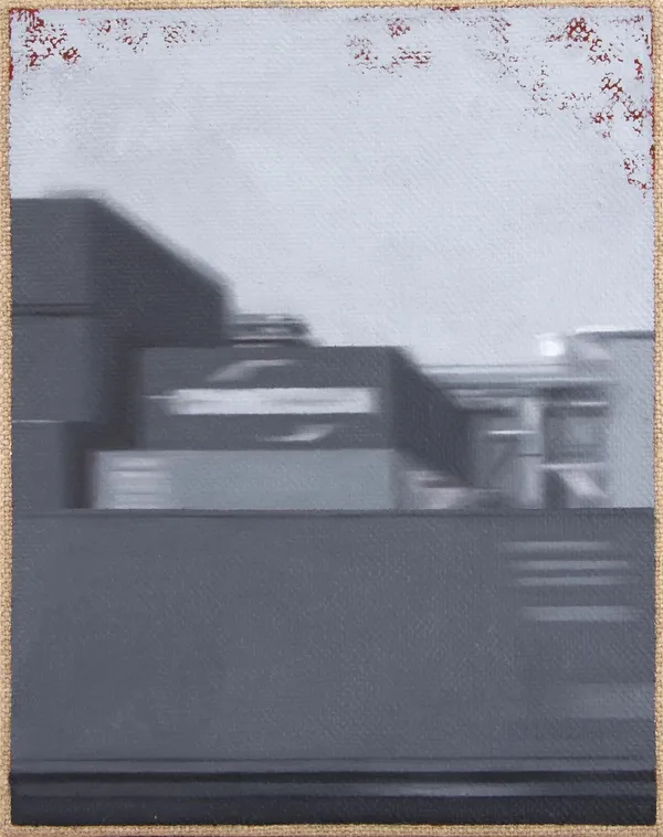 Peripheral View 6 2018 Oil And Acrylic On Linen 38 X 30Cm Copy