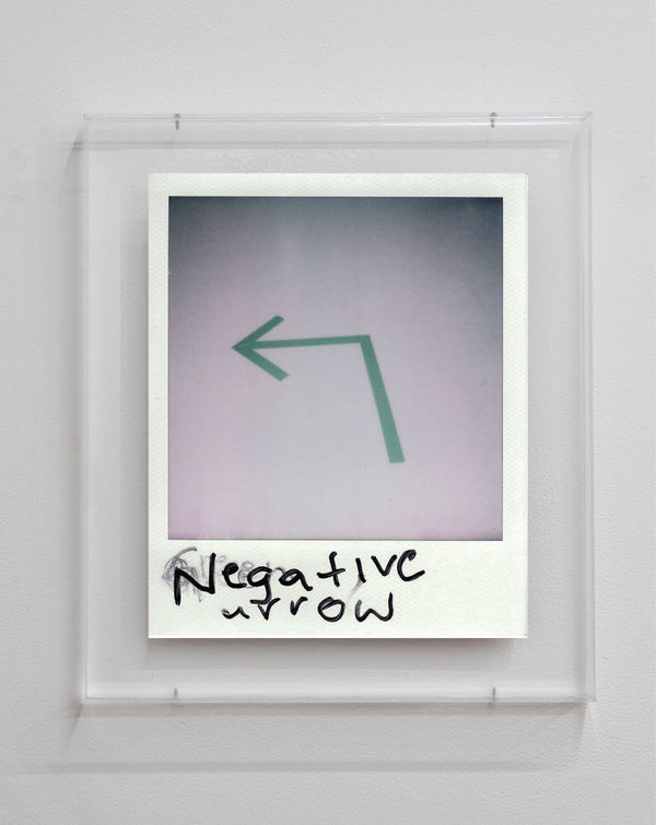 Negative Arrow Recto Framed