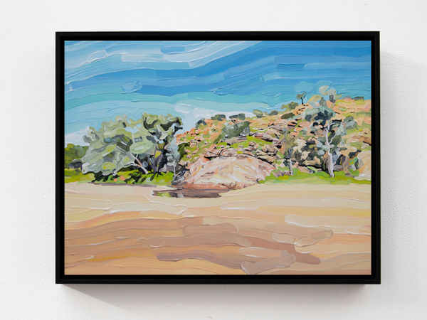 THEA ANAMARA PERKINS Atherreyurre 6, 2023 acrylic on board 30.5 x 40.5 cm / 33 x 43.5 cm (framed)